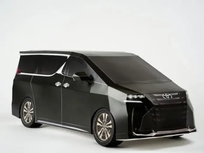 紙紮Toyota Vellfire(黑)：圖片 2