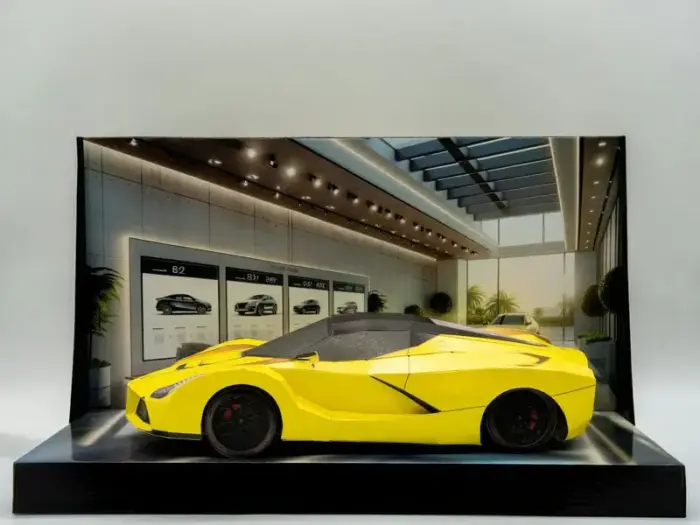 紙紮法拉利LaFerrari(黃)：圖片 2