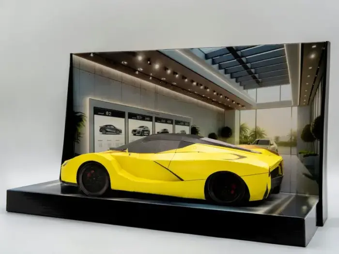 紙紮法拉利LaFerrari(黃)：圖片 4