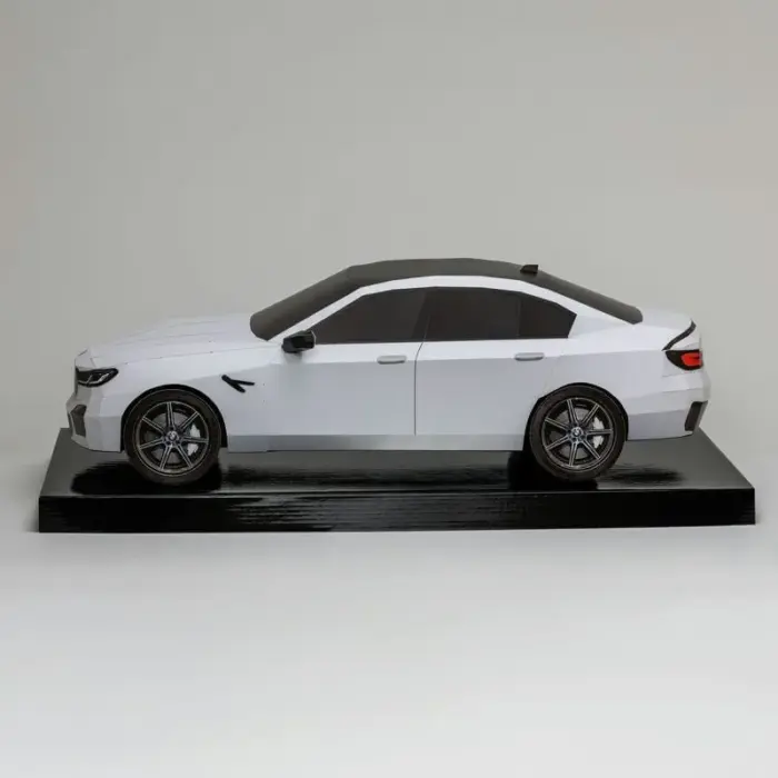 紙紮BMW M5(白)：圖片 5