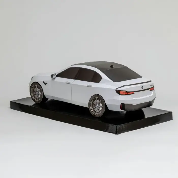 紙紮BMW M5(白)：圖片 9