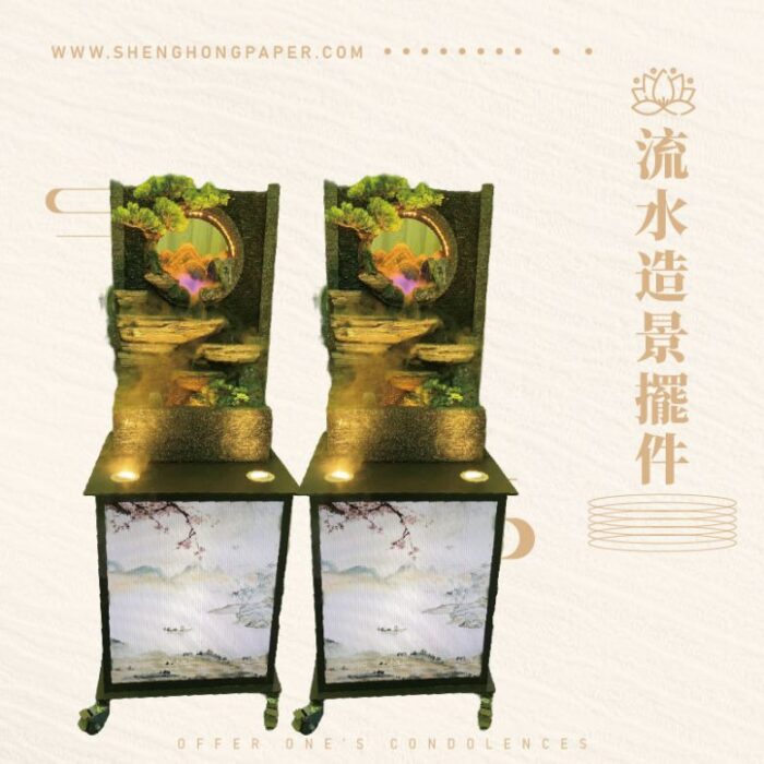 流水造景擺件：圖片 1