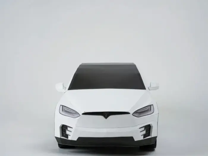 紙紮特斯拉 Model X(白)：圖片 4