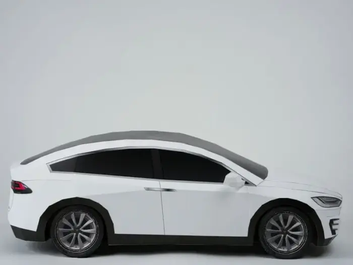 紙紮特斯拉 Model X(白)：圖片 5