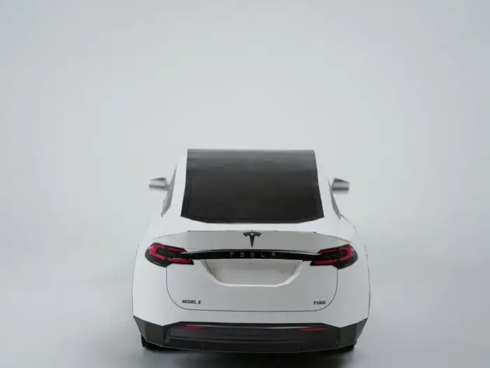 紙紮特斯拉 Model X(白)：圖片 8
