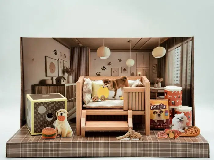 紙紮狗狗玩具禮盒：圖片 2