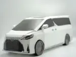 紙紮LEXUS LM 300h白大 2 1.webp