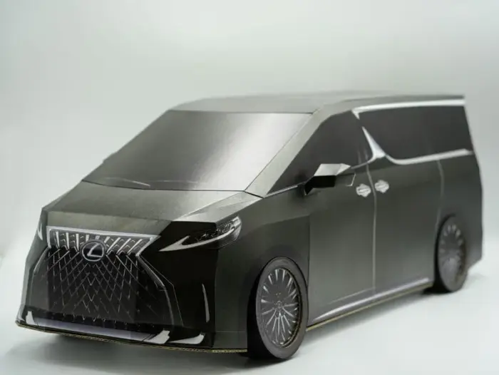 紙紮LEXUS LM 300h(黑)(大)：圖片 3