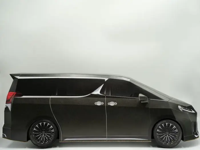 紙紮LEXUS LM 300h(黑)(大)：圖片 5