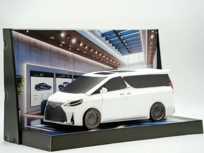 紙紮LEXUS LM300h(白)(小)：圖片 2