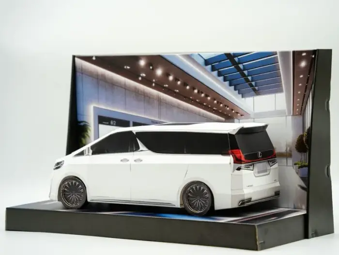 紙紮LEXUS LM300h(白)(小)：圖片 3