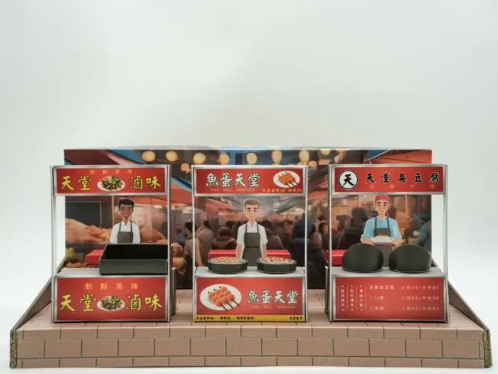 紙紮夜市小吃：圖片 2