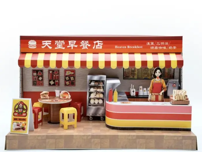 紙紮天堂早餐店：圖片 2