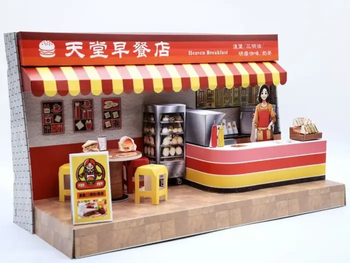 紙紮天堂早餐店：圖片 3