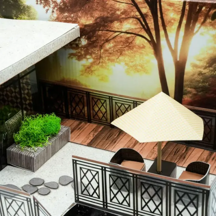 紙紮景觀咖啡廳禮盒豪華版：圖片 5