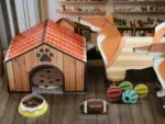 紙紮柴犬狗狗衣服禮盒 4.webp