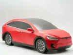 紙紮特斯拉 Model X紅 1 1.webp