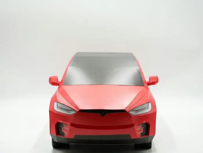 紙紮特斯拉 Model X(紅)：圖片 4