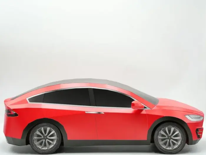 紙紮特斯拉 Model X(紅)：圖片 5