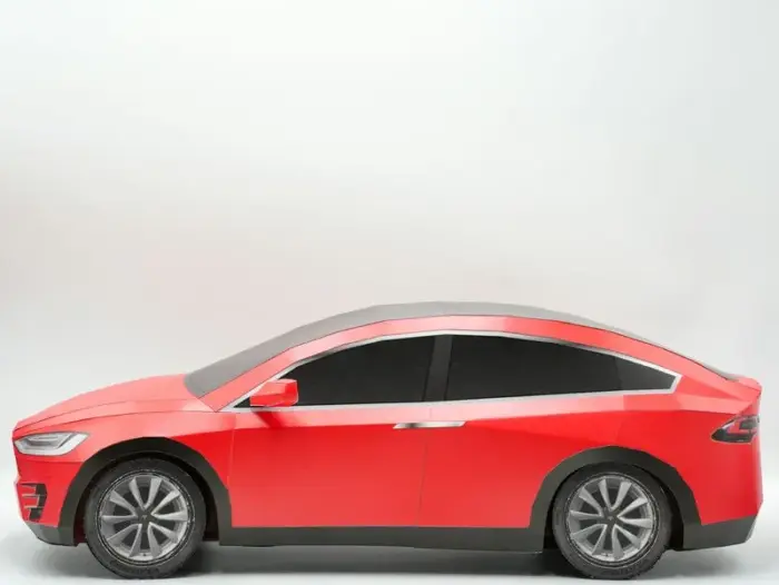 紙紮特斯拉 Model X(紅)：圖片 6