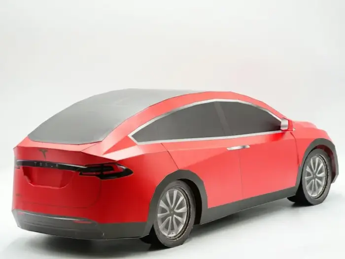 紙紮特斯拉 Model X(紅)：圖片 7