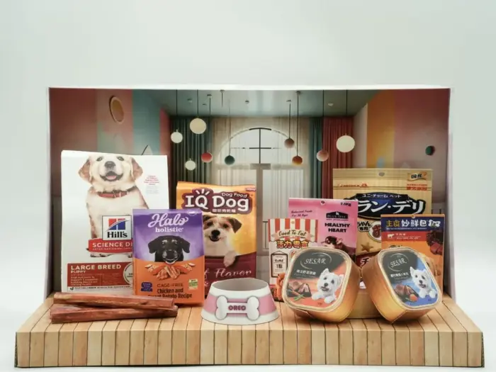 紙紮狗狗飼料禮盒：圖片 2
