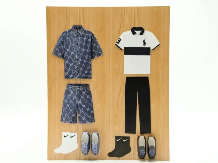 紙紮男士運動休閒服禮盒：圖片 3