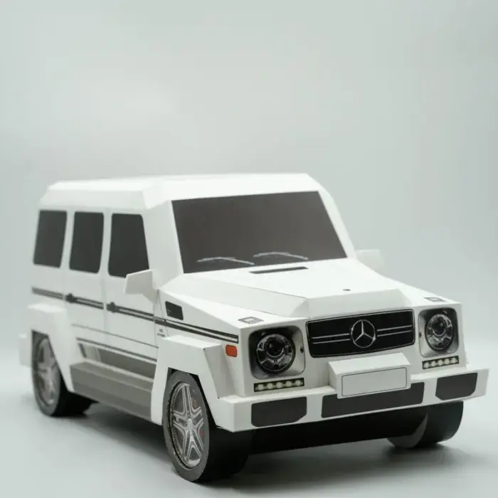 紙紮賓士G-CLASS(白)(大)：圖片 2