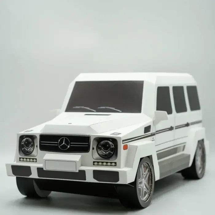 紙紮賓士G-CLASS(白)(大)：圖片 3