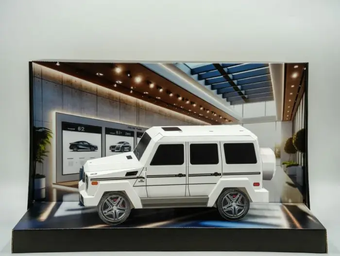 紙紮賓士G-CLASS(白)(小)：圖片 4