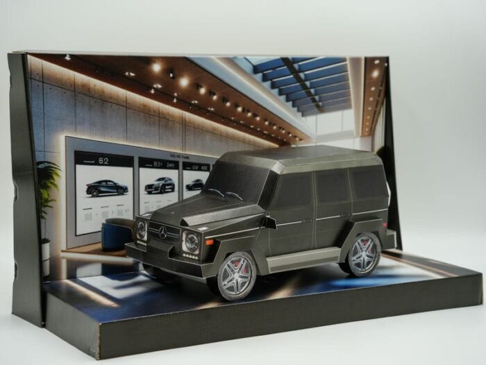 紙紮賓士G-CLASS(黑)(小)：圖片 2