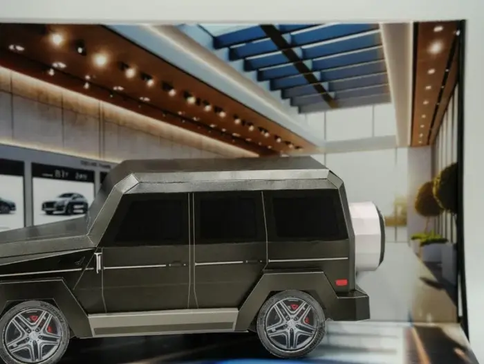 紙紮賓士G-CLASS(黑)(小)：圖片 6