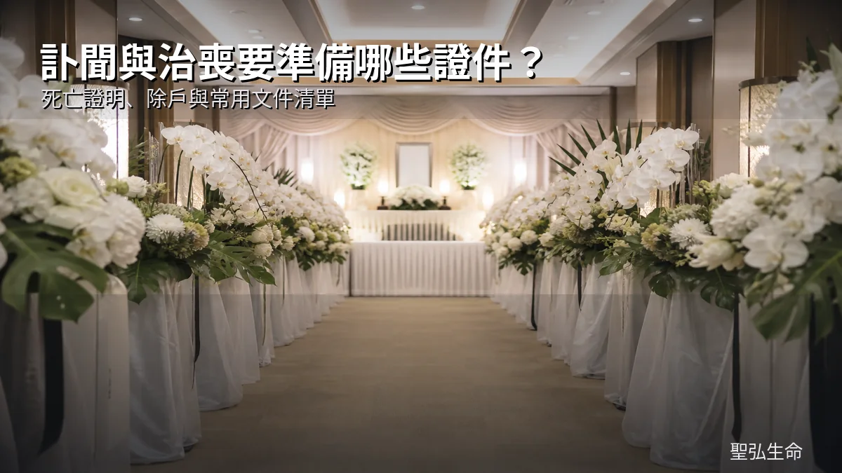 funeral documents checklist